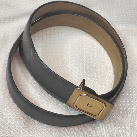 Vintage Pierre Cardin Gray Belt.1st hole at 28.5".Last hole at 32" - Picture 1 of 6